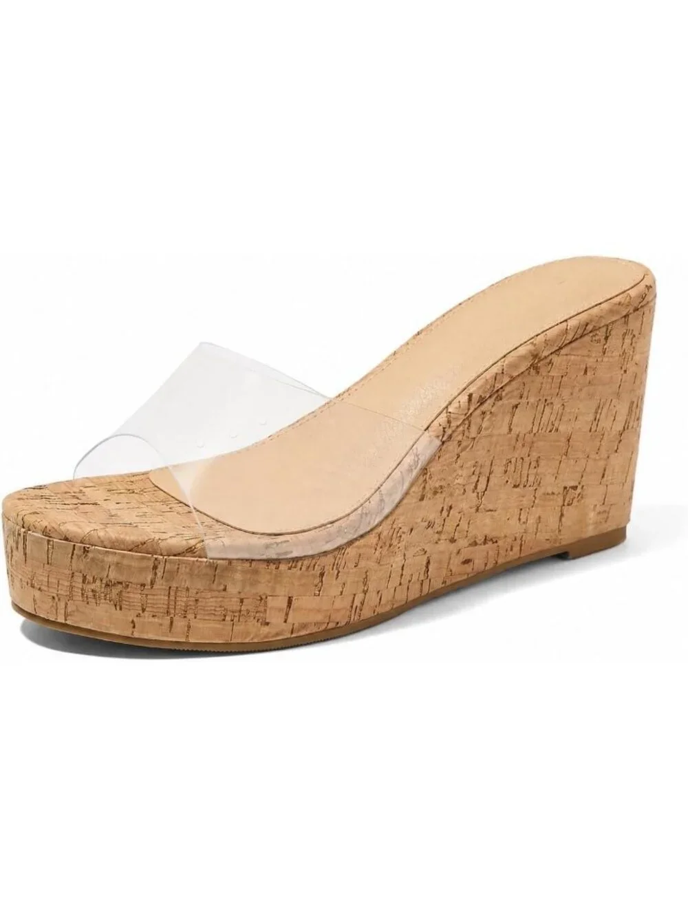 Stylish Women's Wedge Slide Sandals with Chain Decor | Espadrille Platform Mules